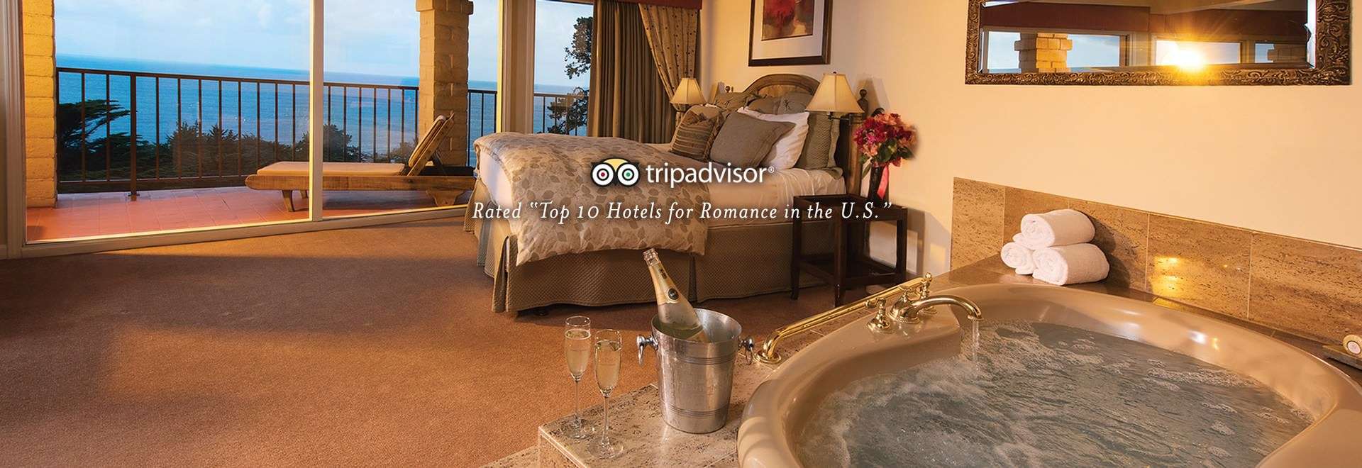 TripAdvisor - Rated “Top 10 Hotels for Romance in the U.S.”