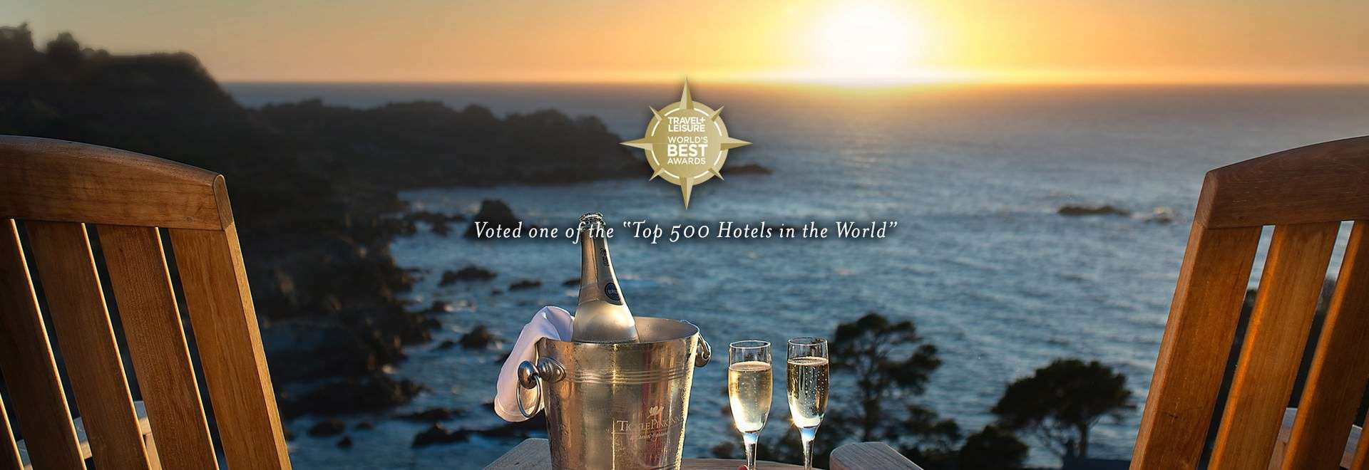 Travel + Leisure - World's Best Awards - Voted one of the “Top 500 Hotels in the World”