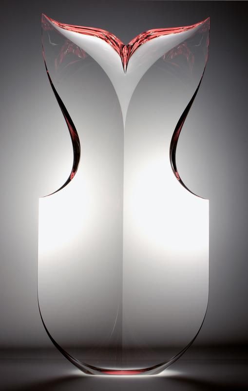 Artist Christopher Ries glass sculpture, Spring (2194) (Westbrook Modern)