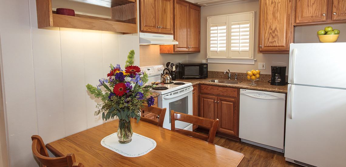 Cottage Kitchen and Dining Area