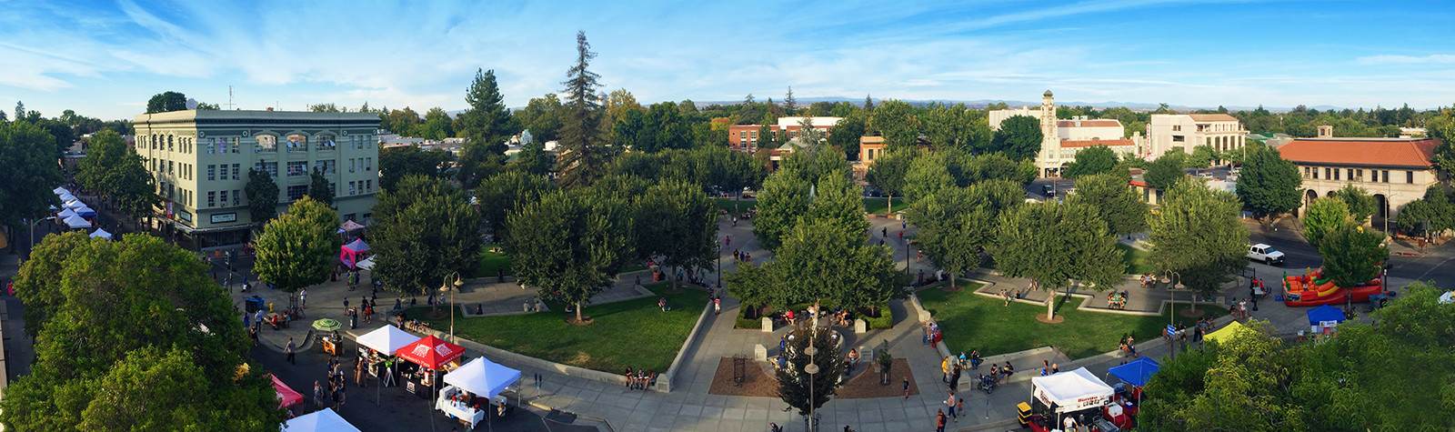 Attend Events at the Downtown City Plaza