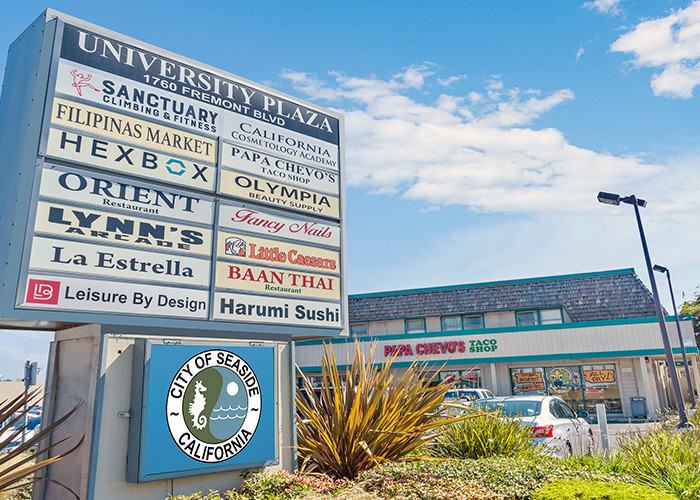 Image of University Plaza Shopping Center, Seaside, CA