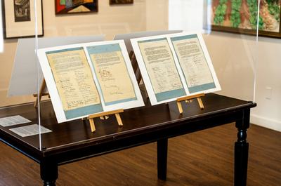 Image of Image about Steinbeck Petition from CSUMB's Archive Key Part of Exhibition