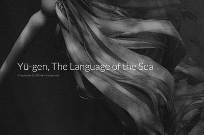 Image of Image about Yu-gen The Language of the Sea