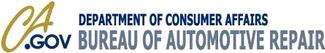 Logo for Department of Consumer Affairs Bureau of Automotive Repair