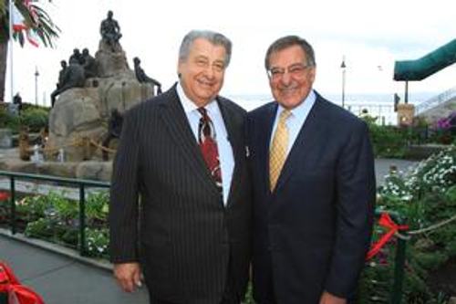 Image about Secretary Leon Panetta and Mayor of Monterey Dedicate Cannery Row Monument