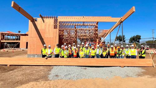 Image about Gonzales celebrates &lsquo;topping out' of new community center complex
