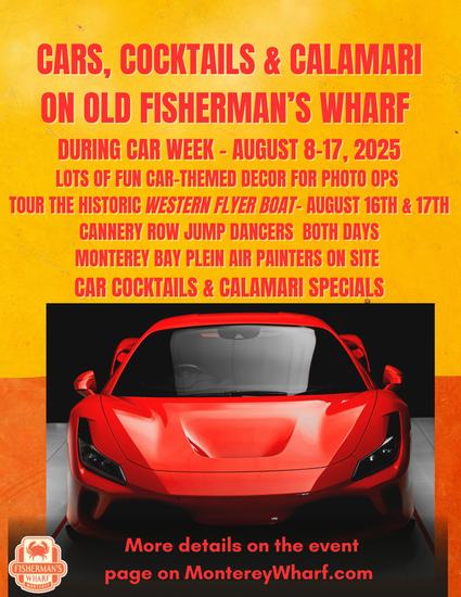 Image about Cars, Cocktails and Calamari on the Wharf
