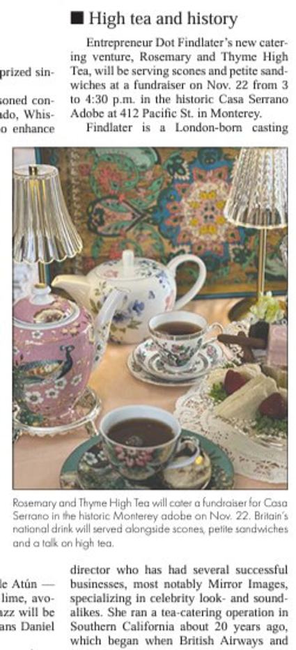Image about Rosemary and Thyme Mother's Day Tea