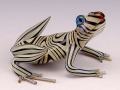 Quantum Glass Zebra Frogs