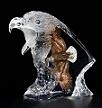 Bronze Metal  and Lucite Eagle Sculptures  by Starlite Originals