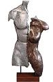 Pewter Torsos by Rock Richardson - Metal Sculpture made in USA