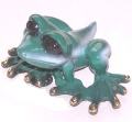 Dezerae Bronze Frog Sculptures