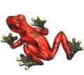 Stein Bronze Frog Sculpture