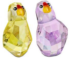 Jim and Jess Swarovski Lovlots Crystal Birds on Broadway RETIRED