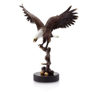 Eagle on Branch White Head 31619