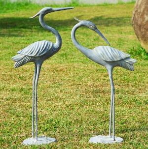 Herons Pair Garden Sculpture