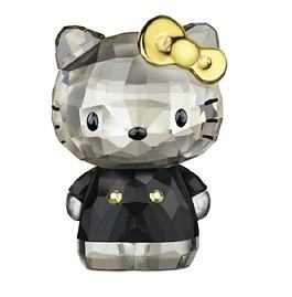 Swarovski Hello Kitty with Gold Bow RETIRED