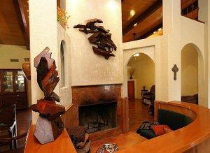 Redwood Sculptures in Private Texas Residence
