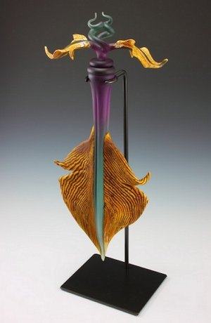 Amethyst /Sage Talisman Sculpture by Gartner and Blade