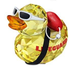 Happy Duck Lifeguard by Swarovski