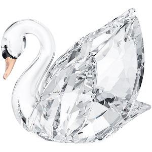 Large Swarovski Swan with Colored Beak