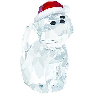 Swarovski Cat with Santa Hat SALE