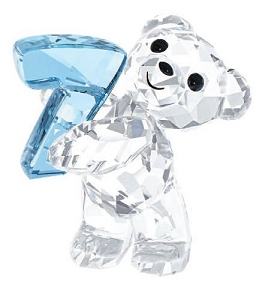 Swarovski Crystal Characters- Kris Bear Number Seven - New for 2015