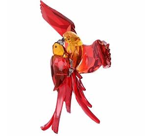 Swarovski Red Parrots