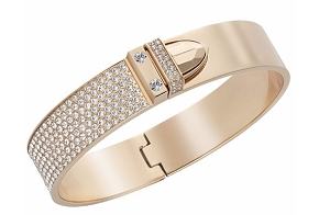 Swarovski Distinct Bangle, M in Rose Gold sale