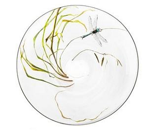 Mats Jonasson Dragonfly Bowl Limited Edition RETIRED