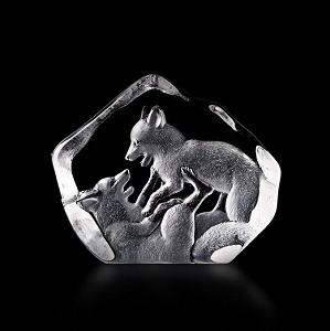 Mats Jonasson Wildlife Fox Cubs 34034 RETIRED