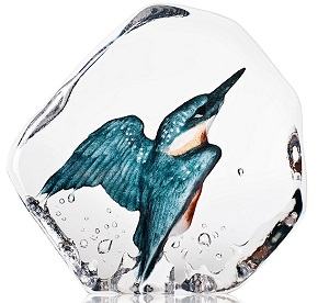 Painted MJ Crystal Kingfisher 34177