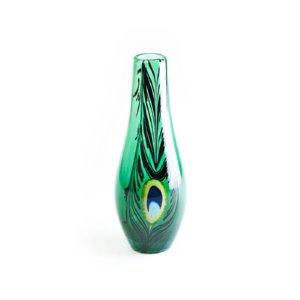 Peacock Vase Ltd Ed