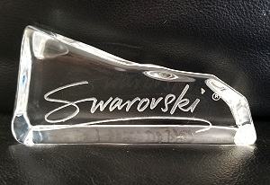 Swarovski Crystal Dealer Iceberg Logo Plaque