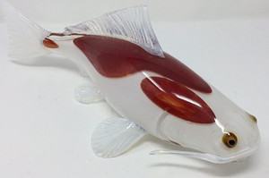 Cherry Red Koi FISH by Michael Hopko