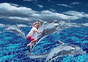 Tiffani and Dolphins