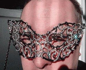 A man with SPARKLES everywhere!