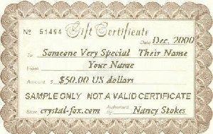 $50 US Gift Certificate