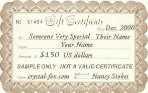 $150 US Gift Certificate