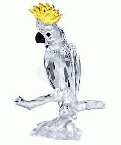 Swarovski Cockatoo Silver Crystal  -Retired