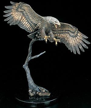 Sky's the Limit-Bronze Eagle Sculpture AP