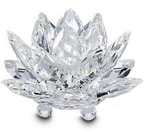 Swarovski Crystal Waterlily Candleholder, Small