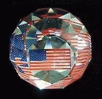 Flag Paperweight by Swarovski - Retired