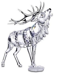 Swarovski Stag Silver Crystal