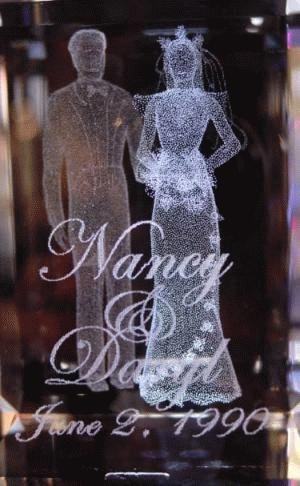 Bride and Groom custom Engraved