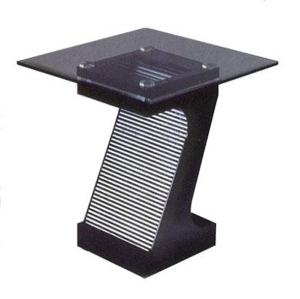 Aqua Table Aqua Fall End Table  chrome finish