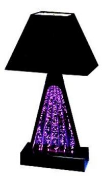 Aqua Pryamid Table Lamp