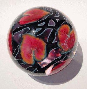 Red Leaf/Vine Paperweight
