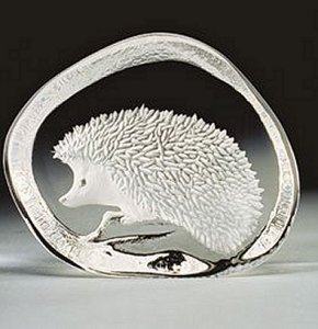 Hedgehog  - Crystal Etching by Mats Jonasson-MJ 33366